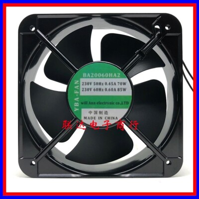 YBA-FAN BA20060HA2 20060 230V rectifier cabinet exhaust fan