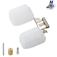 Carburetor Float Bowl Pin Needle Seat Set For Yamaha  MX100 RT100  AT2 AT3 CT2