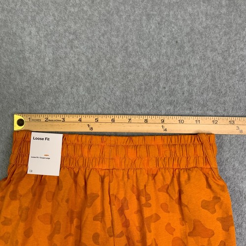 Nike Shorts Youth Medium Orange Camouflage Training Active Loose Fit - Picture 15 of 17