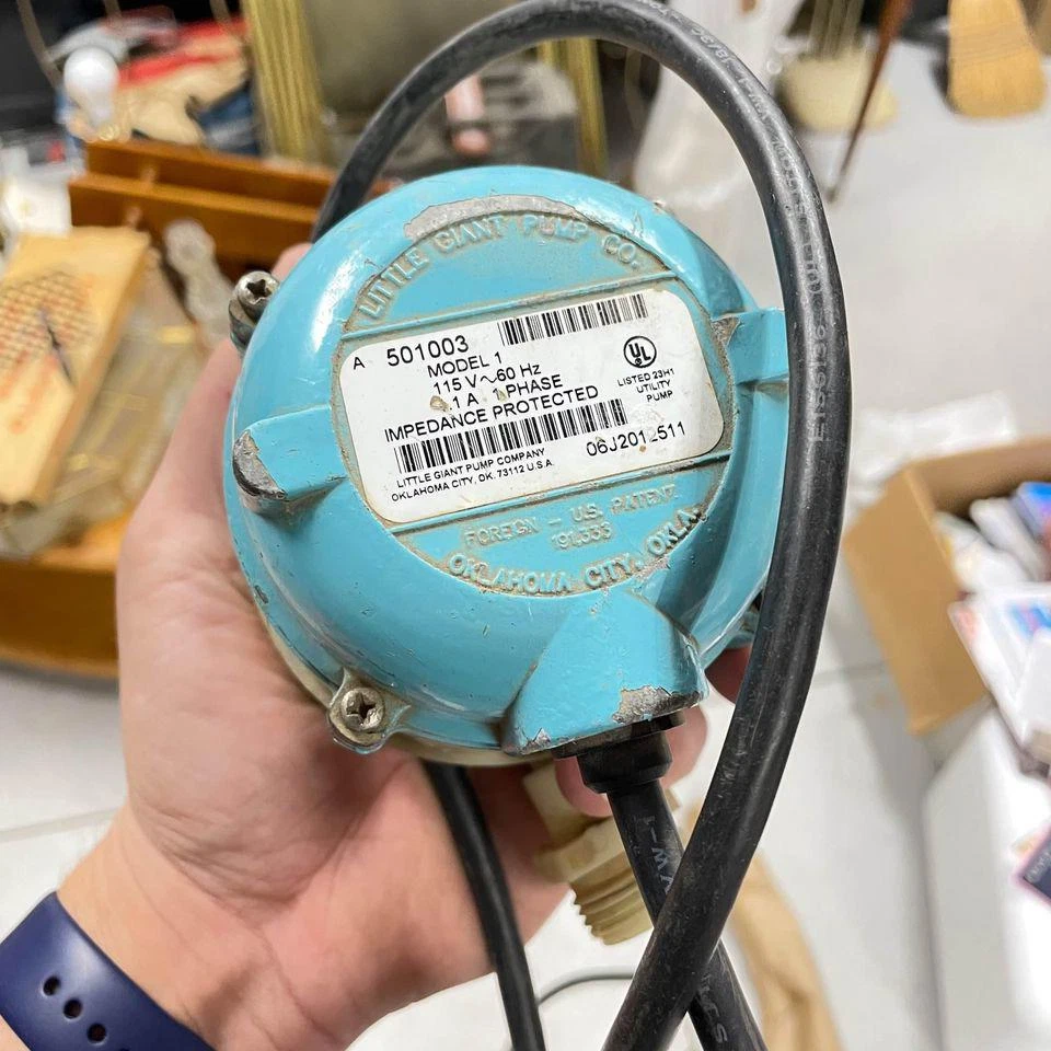 LITTLE GIANT 型号 1 系列 115V 60Hz 潜水泵型号 1 池塘喷泉 HLN — 第 2/3 张图片