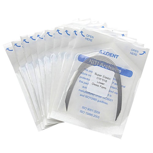 Dental Orthodontic Arch Wire Wires Oval Form Stainless Steel Round/Rectangular - Photo 145/208