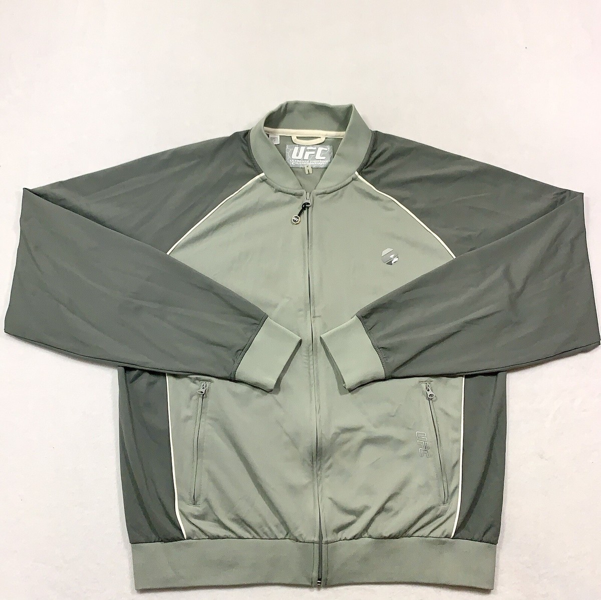 UFC Promoter Track Jacket Mens XL Full Zip Long Sleeve