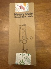 Barrel Bolt Latch, 6.3" Heavy Duty Gate Latch Solid Stainless Steel Bolt Lock