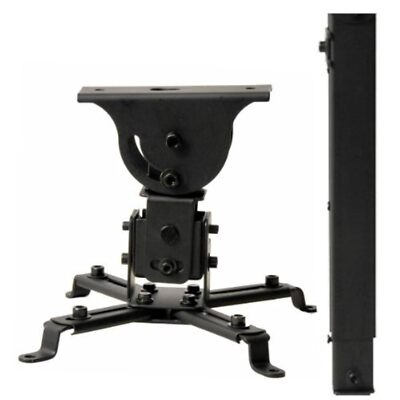 Flat Vaulted Ceiling Projector Mount Lcd Dlp Bracket With Adjustable Height Rota
