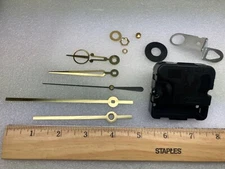 Takane Battery Quartz Clock Movement with Gold hand sets Made in USA