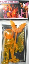 The Outer Space Men 2011 COMMANDER COMET sdcc YELLOW four horsement colorforms