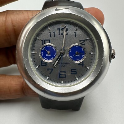 Nike Oregon Series Watch Mens WA0049 Silver Tone Case Only No