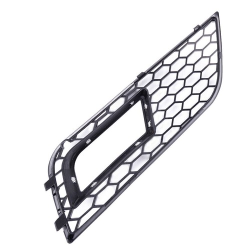 Paar Kühlergrill Blende Nebelscheinwerfer für Audi A4 B8.5 2013-2016 Schwarz - Picture 5 of 10
