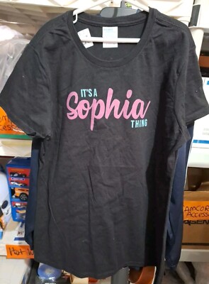 Sophia Personalized Name It's a Sophia Thing T-Shirt  (women's small)