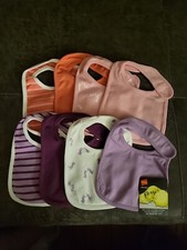 8 Pack Of Baby Bibs NEW
