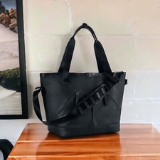 Nike Black Formflux Leather Waterproof Gym Shoulder Tote Bag Ba0247 Fast Ship