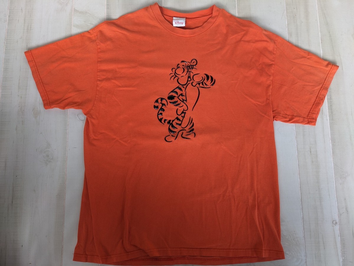 VINTAGE 90s DISNEY STORE UNISEX Size XL Tigger Puffy Graphic T 