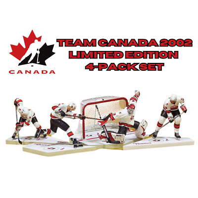 Mcfarlane NHL Team Canada 2002 Exclusive Limited Edition 4-Pack