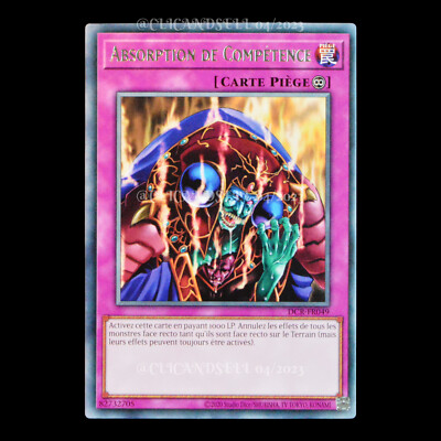 carte YU-GI-OH DCR-FR049 Absorption de Compétence | eBay