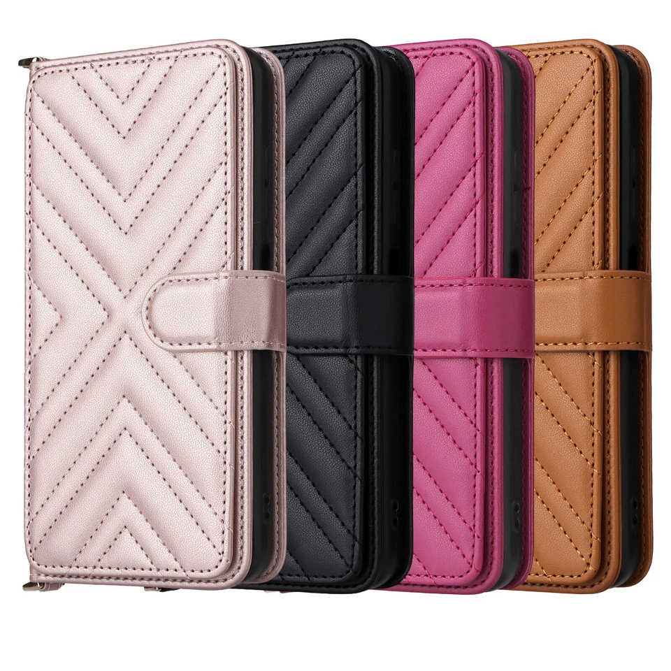 For ZTE Blade V70 Design 4G, Multi-function Flip Leather Wallet Stand Case Cover - Image 3 of 4