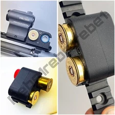 Original 12 Gauge Mini Shotshell Holder for Picatinny Rail BLACK