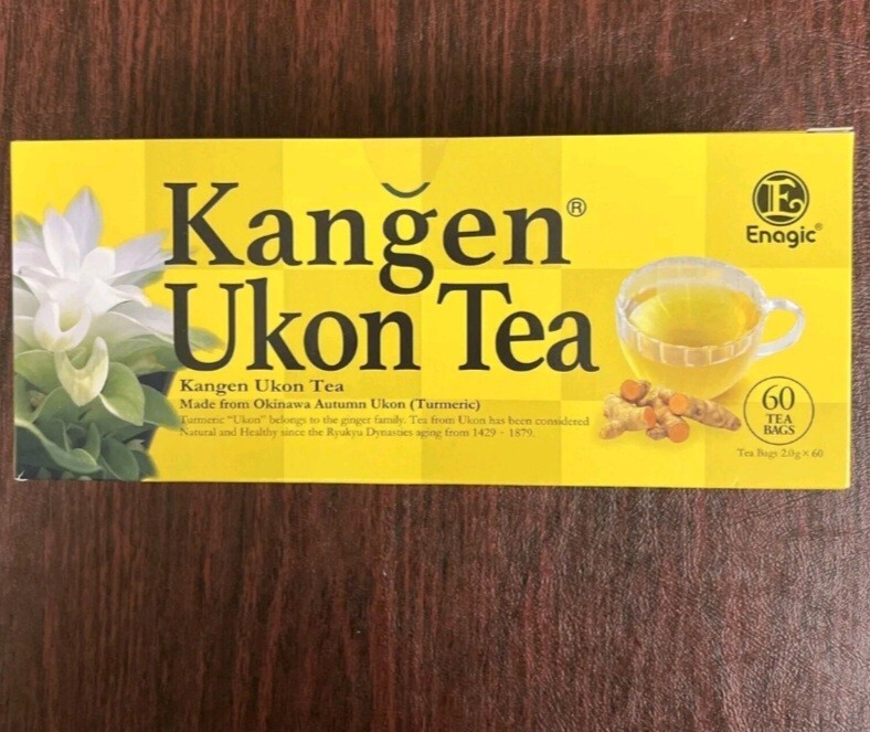 Kangen Ukon Turmeric Tea by Enagic 60 Bags 100 Organic Exp 06/2024 Sealed New eBay