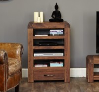 Arran Solid Walnut Dark Wood Furniture Tv Dvd Console Entertainment Unit Arran Solid Walnut Dark Wood Furniture Tv Dvd Console Entertainment Unit