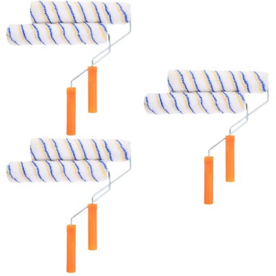 6 Pcs Roller Rahmen Malerei Pinsel Edger Roller Decke Pinsel Pinsel Roller
