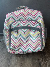 Thirty One Backpack Sling Bag Camera Diaper Bag Chevron Bright Celebrate Baby