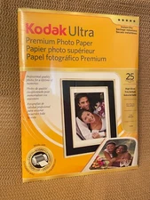 Kodak Premium Photo Paper High Gloss 8.5" x 11",  25 Sheets
