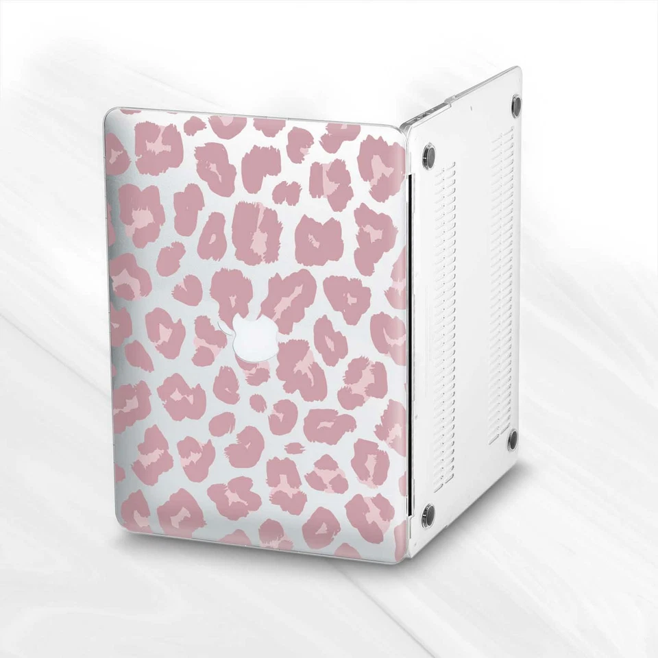 Pink Leopard Cheetah Fur Animal Print Hard Case For Macbook Air 13 Pro 16 13 15 - Image 4 of 4