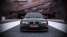 Cup Spoilerlippe Front Ansatz passend für BMW 3er E46 Limo FL schwarz Hochglanz