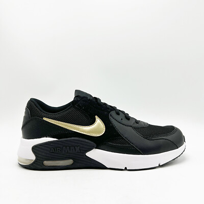*NEW* Youth Boy Nike Air Max Excee GS J Black /Gold (CD6894 006), Sz 