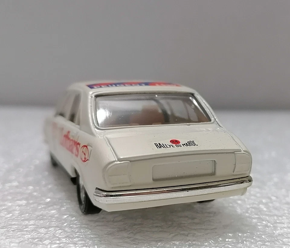 PEUGEOT 504 Rally - Modelo Vintage Escala 1:43, Solido 50 Hecho en Francia 1978 Foto 4 de 4