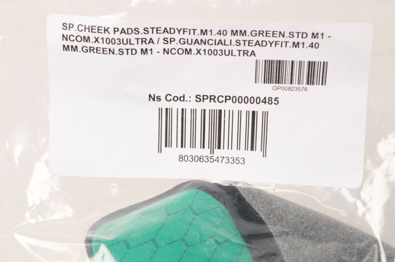 GENUINE Nolan SPRCP00000485 Replacement Helmet Cheek Pads X1003 M1