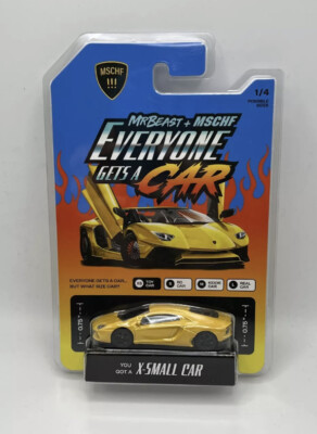 Mr Beast + MSCHF Everyone Gets a Car Toy X-Small Lamborghini Diecast .75'' G-03