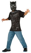 Rubie's Costume Captain America: Civil War Black Panther Child Top and Mask New