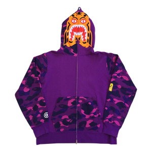 purple camo bape