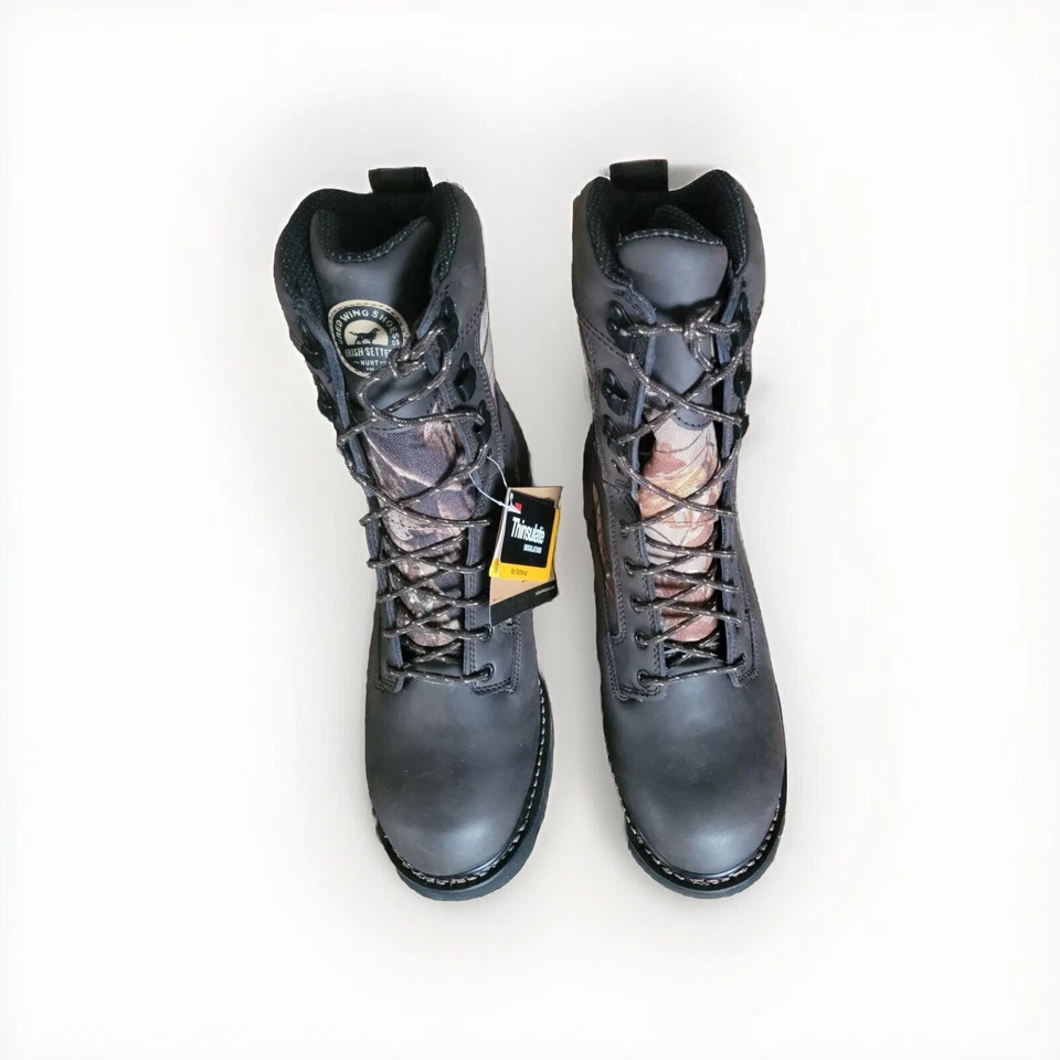 Red Wing Irish Setter Gunflint 10" Mossy Oak Camo Waterproof Mens Sz 10 - Image 2 of 4
