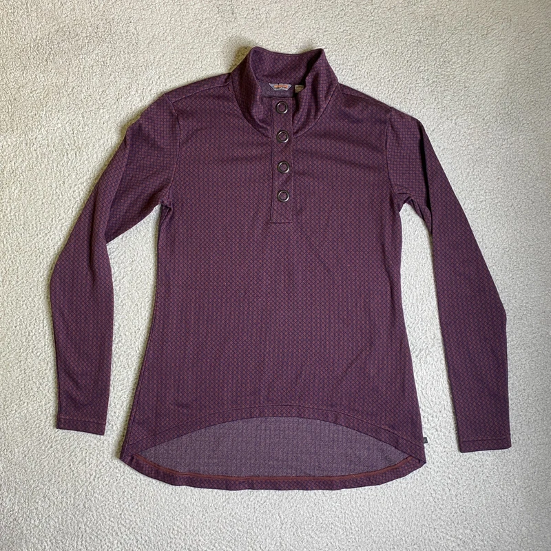 merrell mockneck snaps long sleeve outdoor shirt