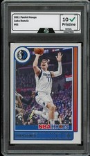 2021 Panini NBA Hoops #62 Luka Doncic GRADED 10 GEM MINT Dallas Mavericks