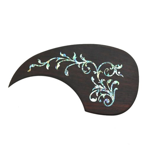 Rosewood Guitar Pickguard with Shell Self-adhesive Tree of Life Pattern Durable - Bild 16 von 24