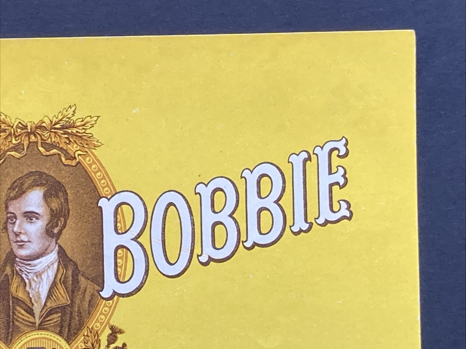 Little Bobbie Robert Burns General Cigar Co Original Cigar box label