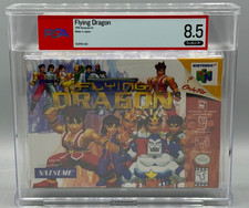 Flying Dragon Nintendo 64 N64 Sealed New PSA 8.5 A+ Graded Natsume Culture Brain