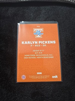 Karlyn Pickens 2026 Onit Lady Vols Softball Fusion Shimmer
