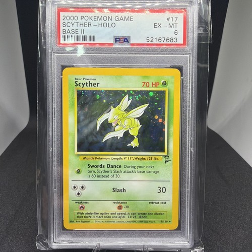 Scyther graded PSA 6 for sale on eBay