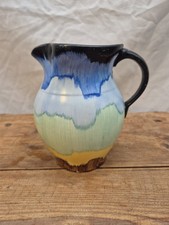 Art Deco Ivory Ware Hand Painted Jug by Hancocks Pottery 1930's Vintage
