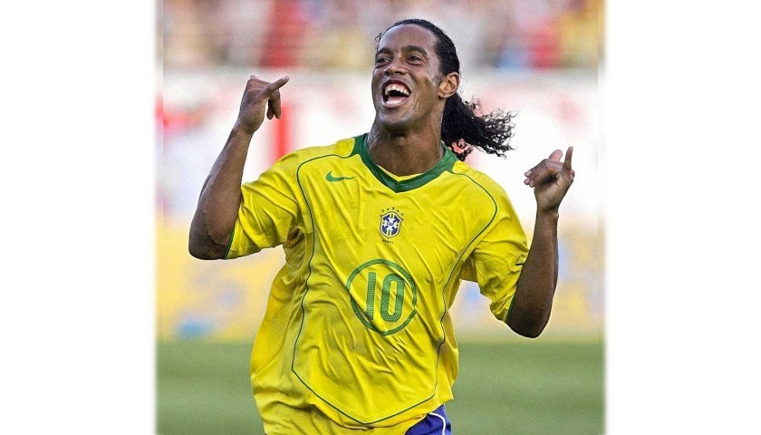 ブラジル代表 RONALDINHO 10番ジャージ ブラジル代表 RONALDINHO 10番ジャージ - メルカリ