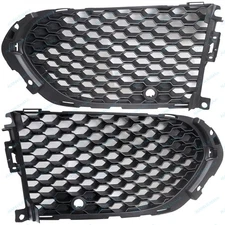 L+R Front Bumper Opened Outer Grille Cover t Fit For Jaguar F-Pace 2017-2020