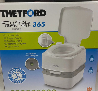 THETFORD 365 PORTA POTTI WHITE PORTABLE TOILET