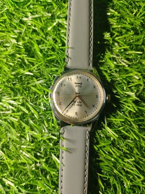 Vintage HMT Janata 38mm silver Dial Hand-Winding Mechanical Watch Refurbished-3