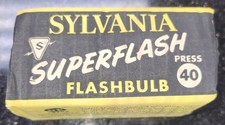 Sylvania Superflash Flashbulb Press 40 - Vintage - 20 Bulbs