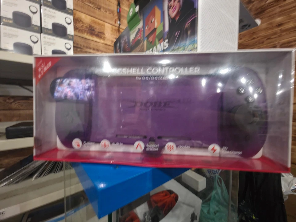 Dobe Eggshell Controller for Switch/Switch OLED (Purple) TNS-1188 - Image 2 of 3