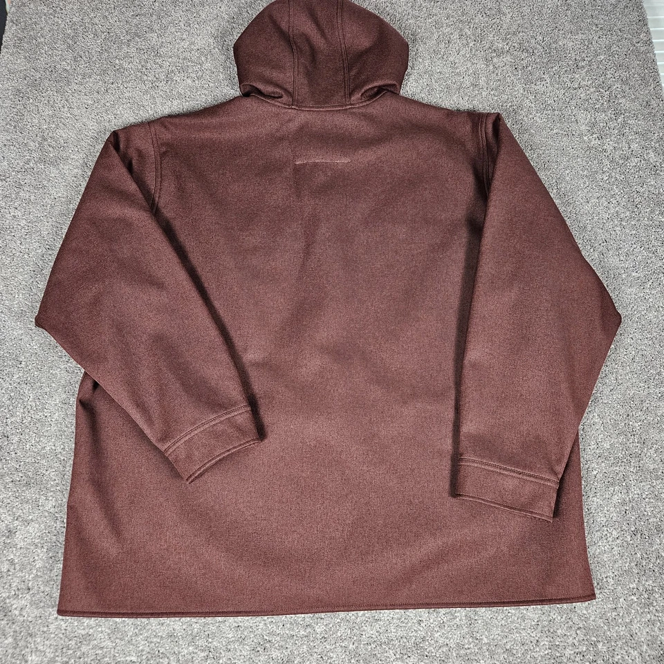 Carhartt Jacket Mens 3XL Dark Cedar Maroon Rain Defender Shirt Jac 105022 224  - Image 2 of 4