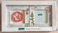 Poppy Hinged Picture Frame Folding for 1 Photo 76x76mm - size 25x12.5cm overall